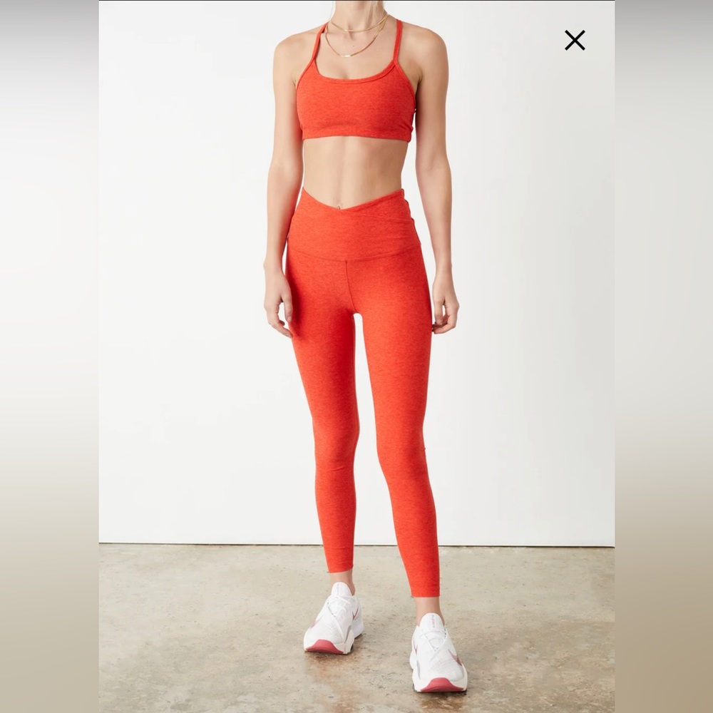 Beyond Yoga Red Leggings